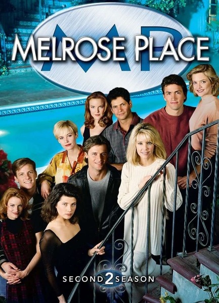 Quels personnages de Beverly Hills ont fait une apparition au début de la série Melrose Place ?