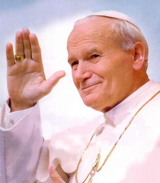 J : Nom de Karol Wojtyla en tant que pape. Je suis...