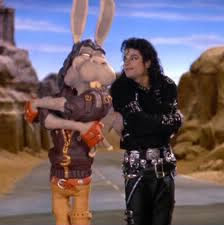 Dans quelle vidéo Michael est -il avec un "lapin" ?