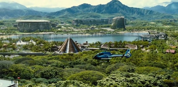 Sur quelle île se déroule l'action du film Jurassic World ?