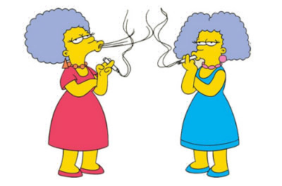Comment s'appellent les deux soeurs de Marge ?