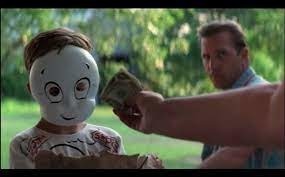Dans quel film voit-on un petit garçon avec un masque de Casper ?