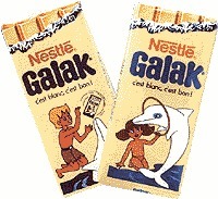 Galak a utilisé un personnage de dessin animé pour sa publicité, de quel dessin animé s'agit-il?