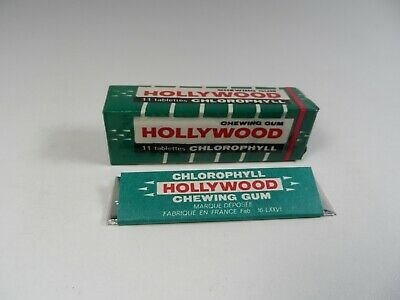 Les chewing-gum Hollywood existaient seulement au parfum menthe.