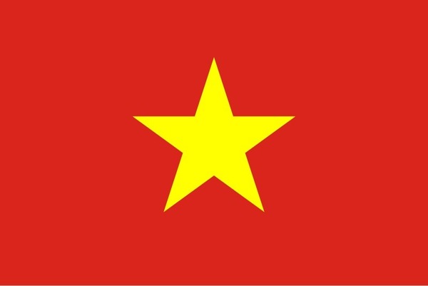 Ce drapeau flotte sur le palais présidentiel à Hanoï, capitale de cet état