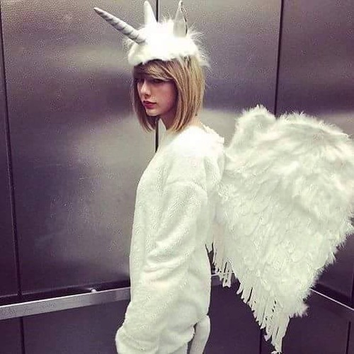 Taylor Swift resimdeki kostümü neden giymiştir ?