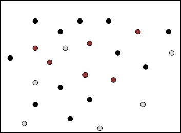 Regardez la photo : Combien y a-t-il de points noirs ?
