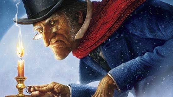 Dans le conte de Charles Dickens "A Christmas Carol", qui rend visite à Scrooge le soir de Noël ?