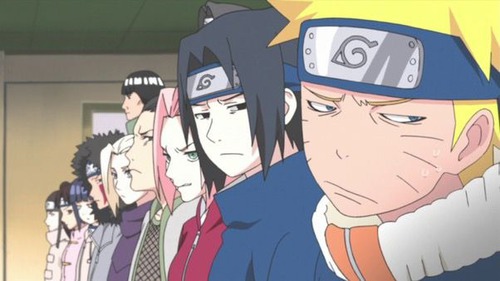 Quais são os companheiros de time do Naruto ?