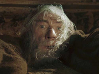 Quelle phrase dit Gandalf a ce moment ?