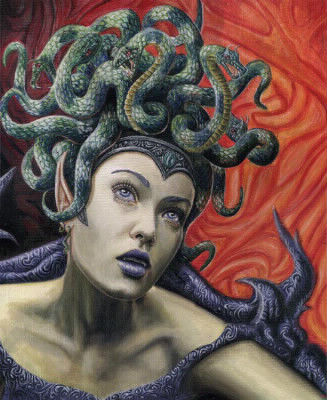Si vous connaissez certaines légendes de la mythologie grecque, laquelle représente une femme aux cheveux de serpents ?