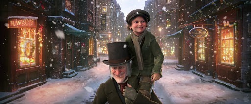 Dans "Le Drôle de Noël de Scrooge", quel est le fantôme qui lui rend visite en premier ?