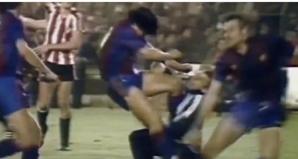 Le 5 mai 1984, a eu lieu une des plus grosses bagarres entre 2 équipes sur un terrain de football. Ce match était la finale de la Coupe du Roi. Quel était ce match?