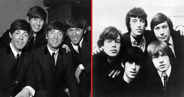 Au cours de quelle décénnie, les Beatles et les Rolling Stones ont-ils survolé les hits parades du Monde entier en même temps ?