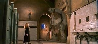Grâce à quel sortilège Ron a assommé le troll dans Harry Potter à l école des sorciers ?