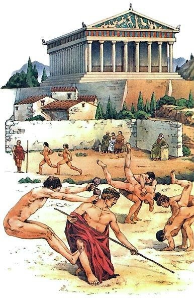 Les premiers jeux Olympiques sont réputés avoir pris place à l'initiative d'Iphitos,...  d'Élide.