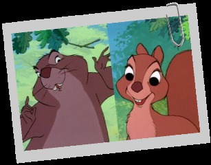 Dans quel dessin anime voit-on ces écureuils ?