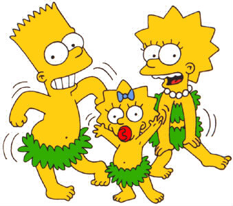 Les frères et soeurs sont Bart, Lisa et ..........