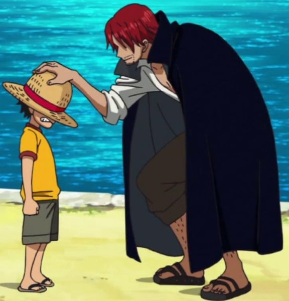 Shanks est le père de Luffy.