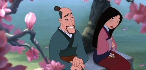 Comment se nomme le père de Mulan ?