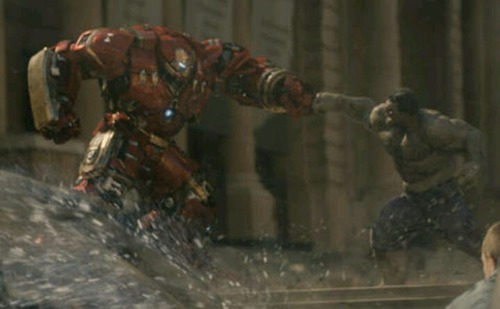 Qual é o nome do traje que o Homem de Ferro usa para deter o Hulk?