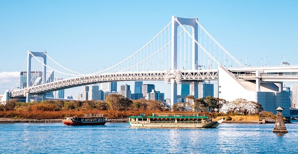 Quelle île artificielle de Tokyo était à l'origine une forteresse ?