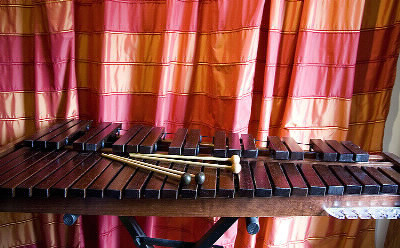 Le xylophone est constitué de :