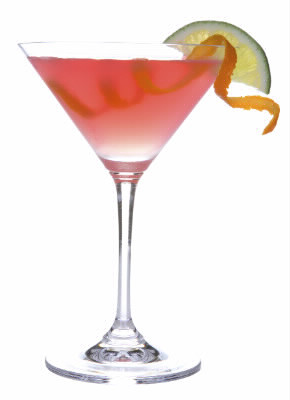 Trouvez le nom de ce cocktail : 4 cl de vodka, 2 cl de Cointreau, 1 cl de jus de cranberry, 2 cl de jus de citron vert.