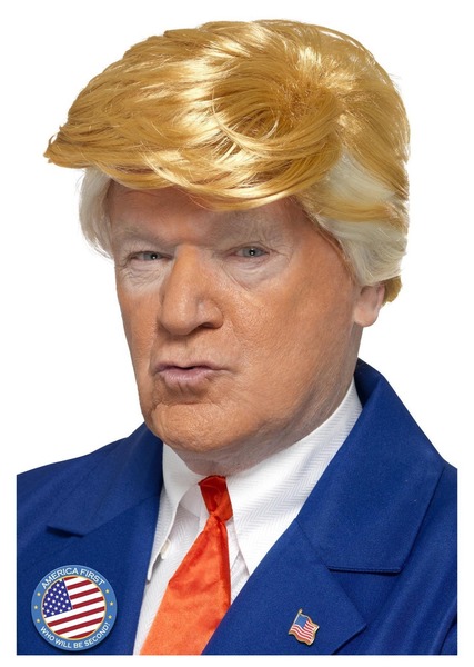 What color is donald trump's hair ?