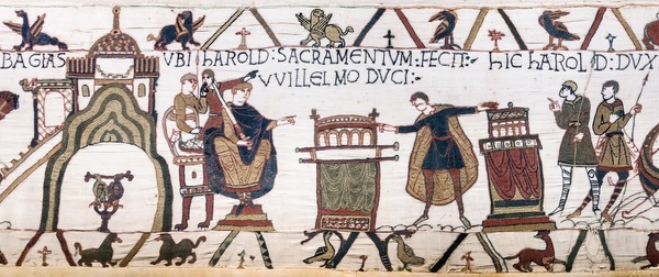 La tapisserie de Bayeux, mesurant 70m de long, raconte l'histoire d'un duc de Normandie, futur roi d'Angleterre. Qui est-ce ?