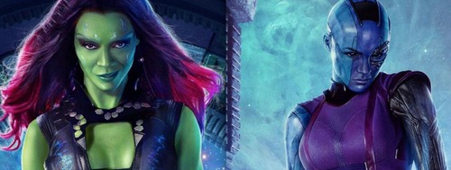 Quel est le lien entre Gamora et Nebula ?