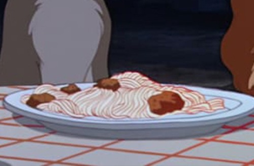 Dans quel grand classique Disney peut-on voir ce plat de spaghetti ?