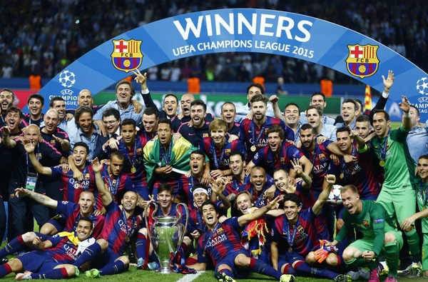 Contre quelle équipe les barcelonais ont-ils remporté la finale de la LDC en 2015 ?