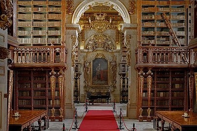 Cette bibliothèque, située dans l'université de Coimbra, est l'une des plus belles au monde