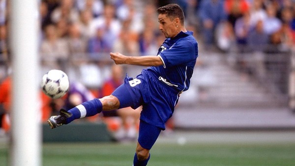 Roberto Baggio n'a jamais inscrit de but face à l'équipe de France.