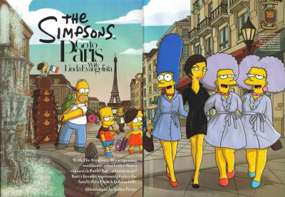 Vrai ou faux : Les Simpsons ne sont jamais allés à Paris: