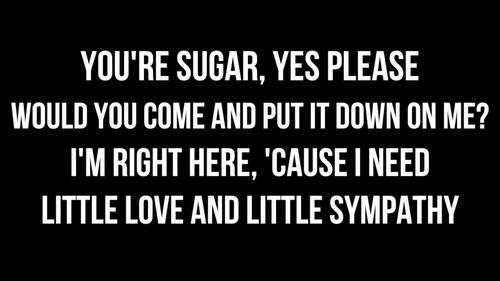 Quel groupe chante la chanson Sugar ?