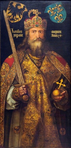 Charlemagne qui n'a pas inventé l'école, a été couronné empereur...