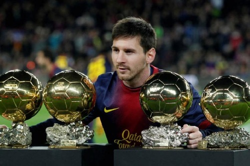 Combien de ballons d'or Messi a remporté ?