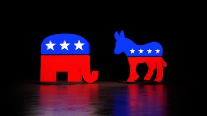 Which political parties are in U.S. presidential elections?