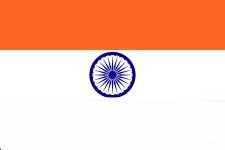 Quelle couleur manques-t-il au drapeau de l'Inde ?