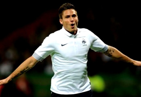 Le 29 février 2012, sur la pelouse de quelle équipe Olivier a-t-il inscrit son premier but en équipe de France ?