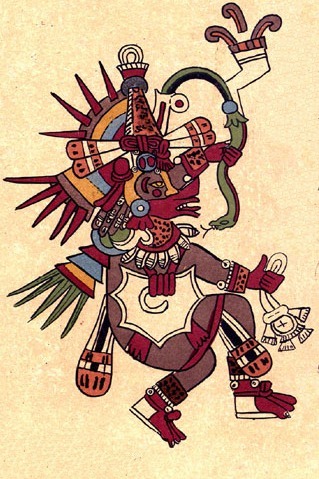 Sous quelle forme le dieu Quetzalcoatl est-il représenté ?