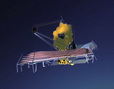 Au début de son élaboration, en quelle année le lancement du James Webb Space Telescope était-il prévu ?