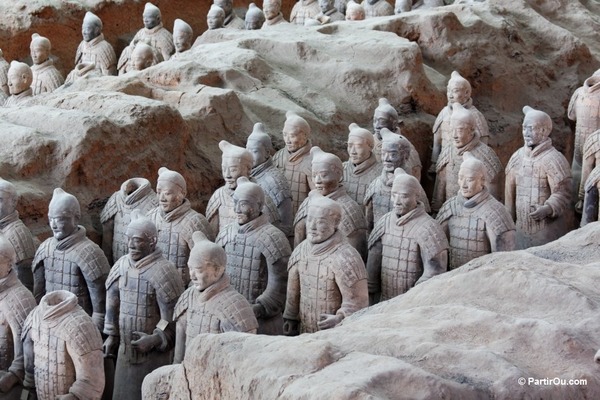 Dans quel pays se situe l'Armée de terre cuite du Mausolée du premier empereur Qin ?