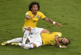 Par quelle équipe Neymar fut blessé ?
