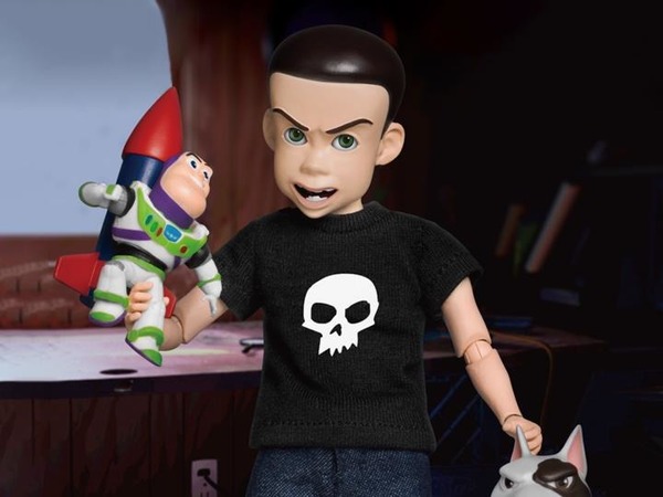 Comment s'appelle le méchant garçon qui torture ses jouets dans "Toy Story" ?