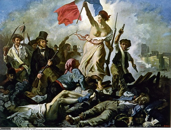 Quelle oeuvre du peintre Eugène Delacroix est devenue un des symboles de la démocratie et de la République française ?