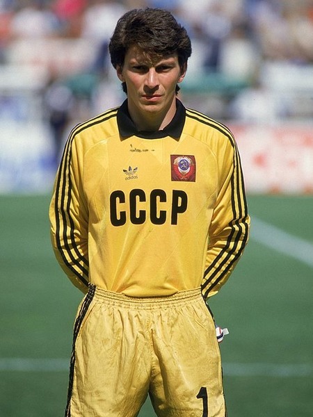 Le gardien de but Rinat Dasaev a passé toute sa carrière pro au Spartak Moscou.