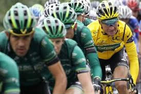 Qui est le cycliste en jaune ?